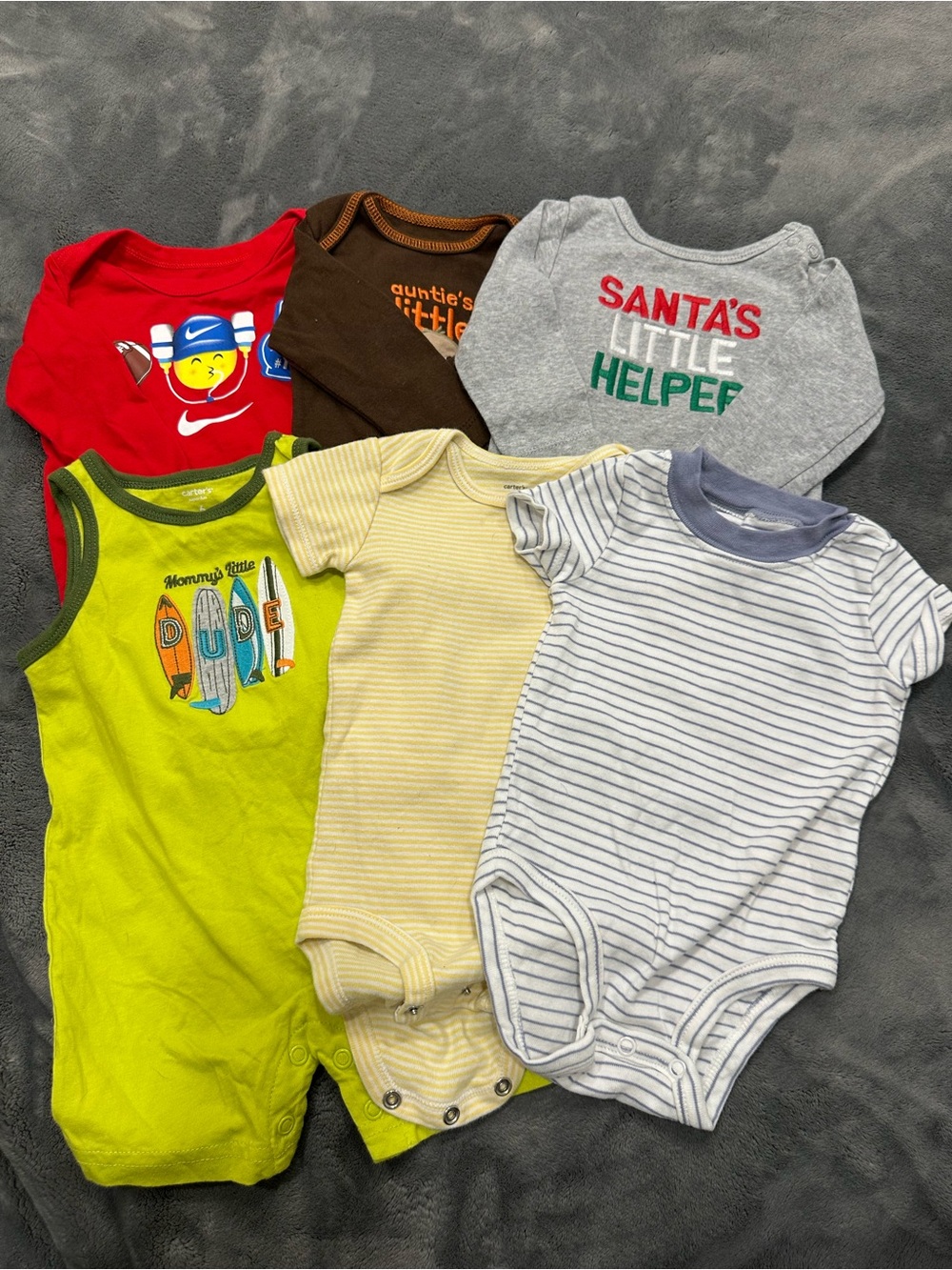 6 PACK OF BODYSUITS